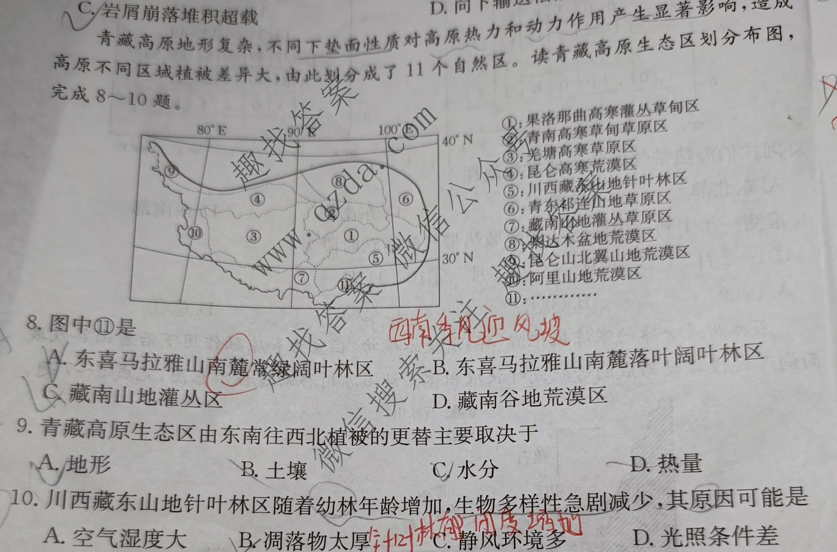 高中地理选必三大题(高中地理选择题答题技巧与套路)  第1张 高中地理选必三大题(高中地理选择题答题技巧与套路)  第1张