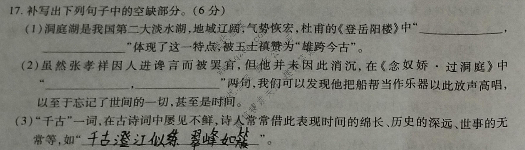 鼎尖教育 2025年5月阶段性检测·高一语文试题