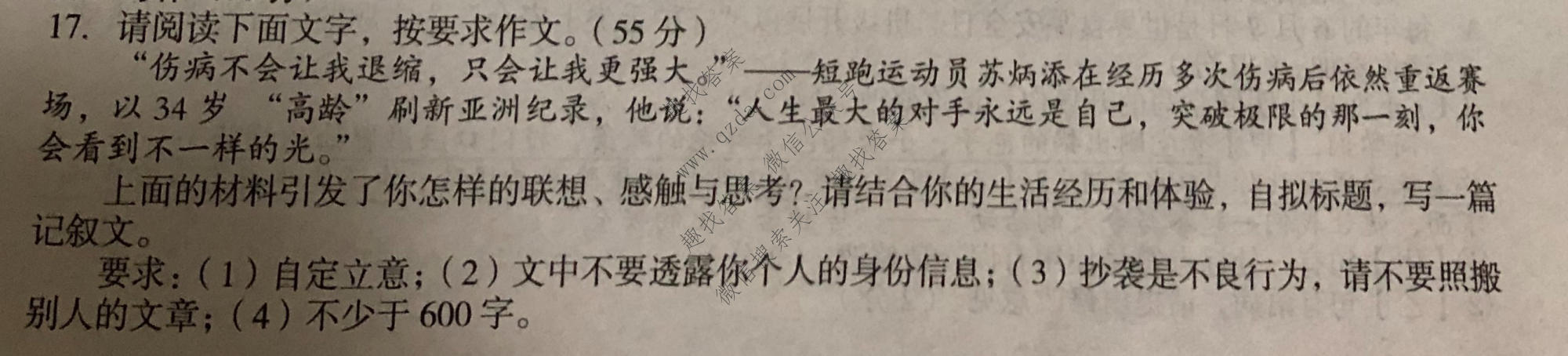 皖智教育 安徽第一卷·2025年安徽中考最后一卷语文试题