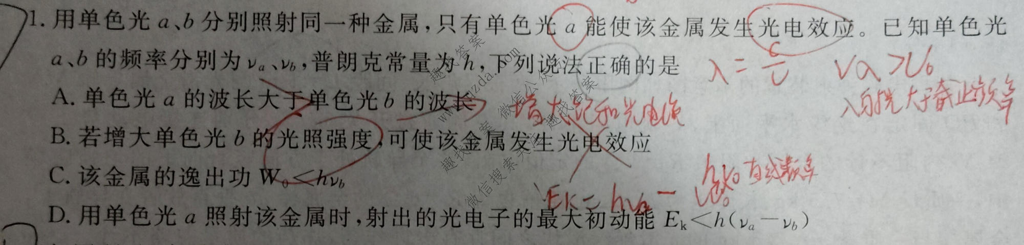 衡水金卷 2026年学科素养评价练习(三)3物理(GD)试题