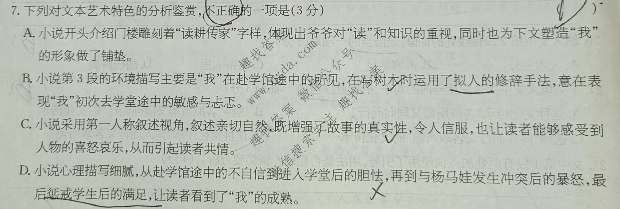 2025~2026学年核心突破(三十二)32语文试题