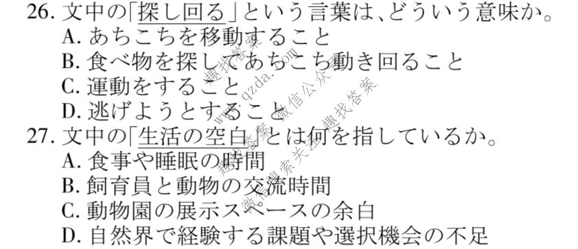 衡水金卷先享题 2026年高考压轴冲刺(一)1日语试题