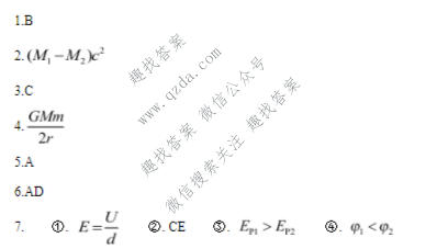 2026年高考真题(上海卷)物理答案