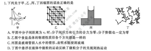 山西省2025-2026学年高二年级下学期6月阶段检测(SX)物理试题