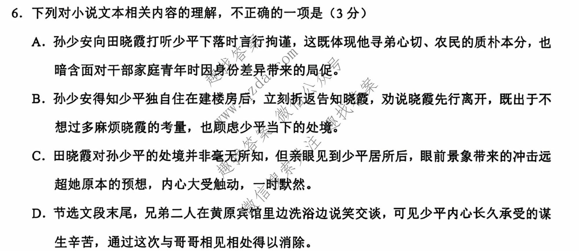 湖北省云学联盟2026年高三年级10月阶段训练语文试题